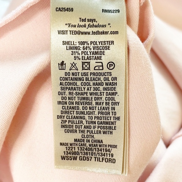 Ted Baker Tilford Crystal Droplet Drape Dress (2) - Picture 16 of 16